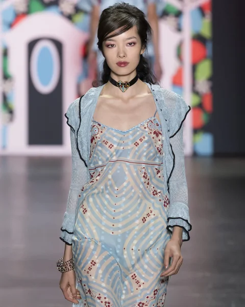 Anna Sui - bahar 2017 koleksiyonu — Stok fotoğraf