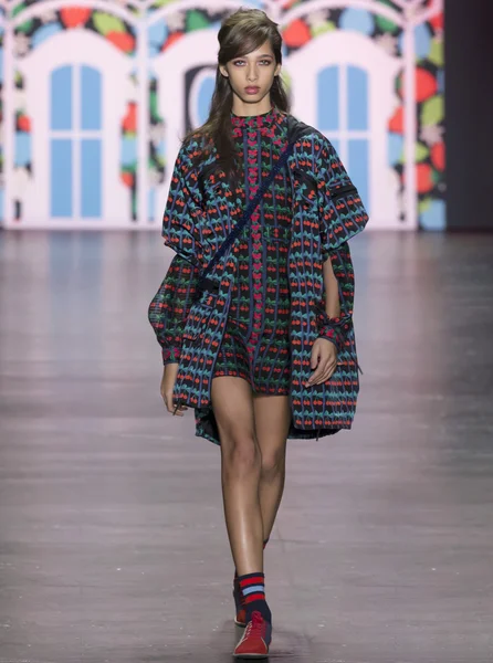 Anna Sui - Colección Primavera 2017 — Foto de Stock