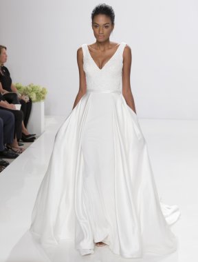 Dennis Basso göstermek, pist, sonbahar 2017, New York gelin hafta, ABD 