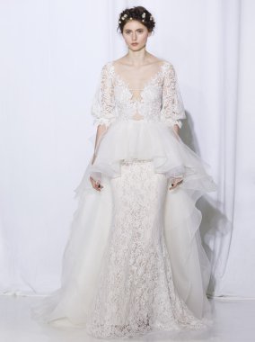 Reem Acra - Güz 2017 koleksiyonu - New York moda hafta gelin