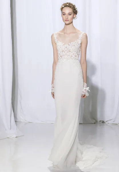 Reem Acra - hösten 2017 Collection - New York mode vecka Bridal — Stockfoto