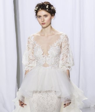 Reem Acra - Güz 2017 koleksiyonu - New York moda hafta gelin