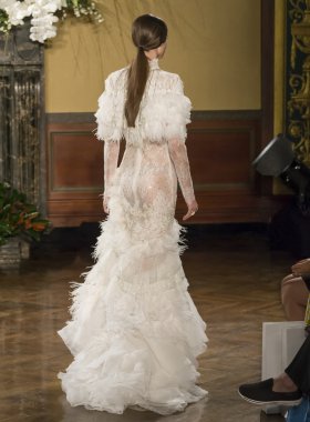 Yolan Cris - Güz 2017 koleksiyonu - New York moda hafta gelin