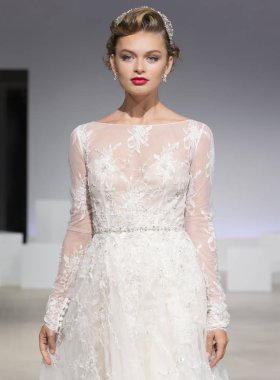 Anne Barge - Güz 2017 koleksiyonu - New York moda hafta gelin