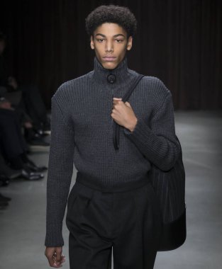 Boss - erkek kış 2017 Mens gösteri düşmek.