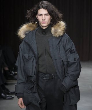 Boss - erkek kış 2017 Mens gösteri düşmek.