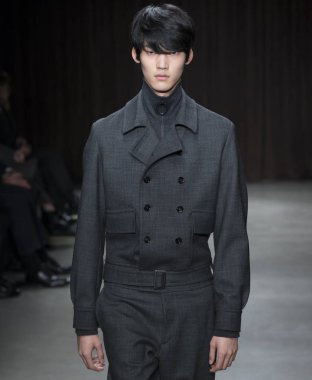 Boss - erkek kış 2017 Mens gösteri düşmek.