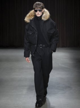 Boss - erkek kış 2017 Mens gösteri düşmek.