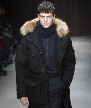 Boss - erkek kış 2017 Mens gösteri düşmek.