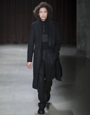 Boss - erkek kış 2017 Mens gösteri düşmek.