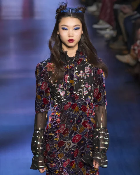 Anna Sui - Colección otoño 2017 — Foto de Stock