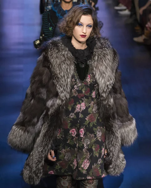 Anna Sui - Outono 2017 Coleção — Fotografia de Stock