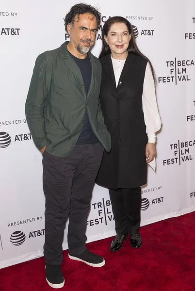 2017 Tribeca Film Festival - rozmowy - Alejandro Gonzalez Inarritu — Zdjęcie stockowe