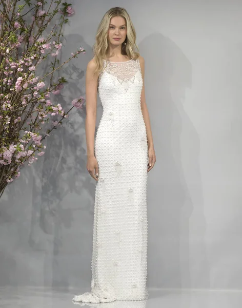 stock image Theia - Spring 2018 Collection - New York Fashion Week Bridal