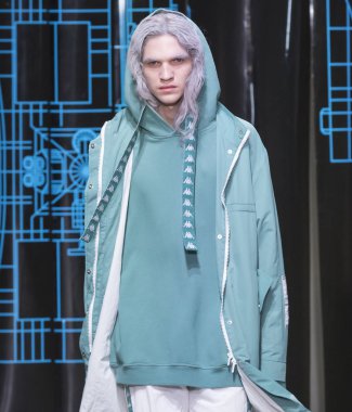 C2h4 Los Angeles göstermek, pist, bahar yaz 2018, New York Burak