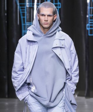 C2h4 Los Angeles göstermek, pist, bahar yaz 2018, New York Burak