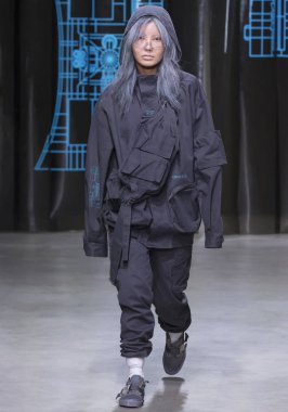 C2h4 Los Angeles göstermek, pist, bahar yaz 2018, New York Burak