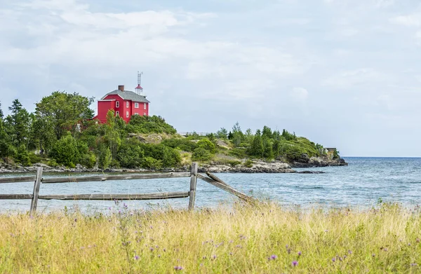 Marquette Harbor Lighthouse — Stock Photo, Image
