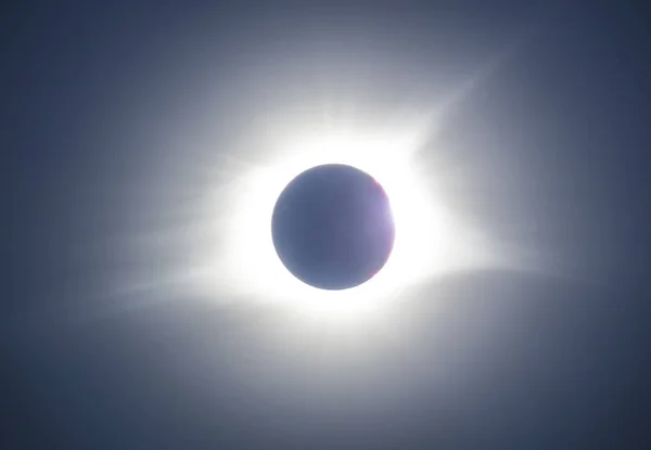 Повне сонячне затемнення над Клемсон, Південна Кароліна, США — стокове фото