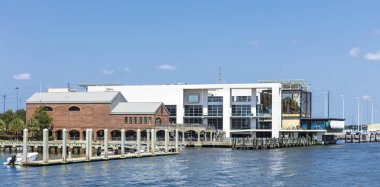 Fort Sunter feribot rıhtım ve akvaryum, Charleston, Güney Karolina,