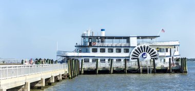 Fort Sumter Tour Ferry Boat, South Carolina, USA clipart