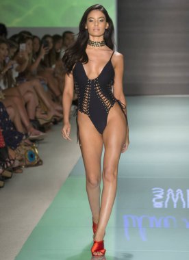 Mavi hayat, pist, Miami hafta, Amerika Birleşik Devletleri - 23 Temmuz 2017 yüzmek.