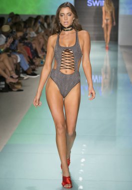 Mavi hayat, pist, Miami hafta, Amerika Birleşik Devletleri - 23 Temmuz 2017 yüzmek.