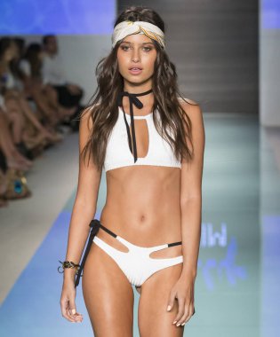 Mavi hayat, pist, Miami hafta, Amerika Birleşik Devletleri - 23 Temmuz 2017 yüzmek.