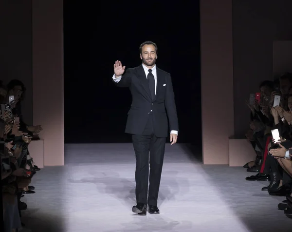 Tom Ford Térkép - tavaszi nyári 2018-ban, New York-i Fashion Week — Stock Fotó