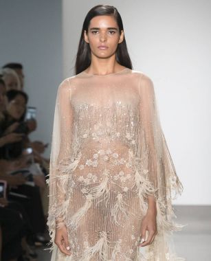 Pamella Roland show - bahar yaz 2018, New York Moda Haftası