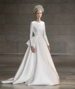 Reem Acra - Güz 2018 koleksiyonu - New York moda hafta gelin