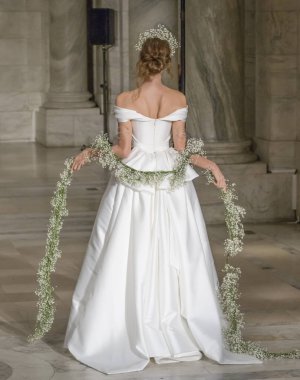 Reem Acra - Güz 2018 koleksiyonu - New York moda hafta gelin