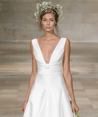 Reem Acra - Güz 2018 koleksiyonu - New York moda hafta gelin