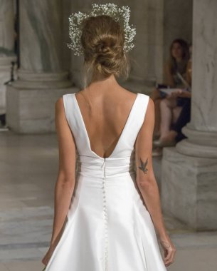 Reem Acra - Güz 2018 koleksiyonu - New York moda hafta gelin