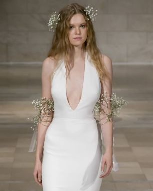 Reem Acra - Güz 2018 koleksiyonu - New York moda hafta gelin