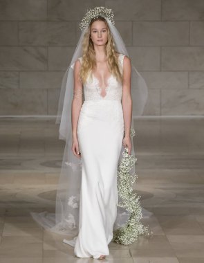 Reem Acra - Güz 2018 koleksiyonu - New York moda hafta gelin