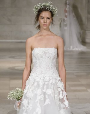 Reem Acra - Güz 2018 koleksiyonu - New York moda hafta gelin