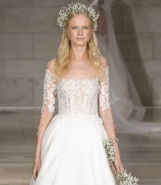 Reem Acra - Güz 2018 koleksiyonu - New York moda hafta gelin