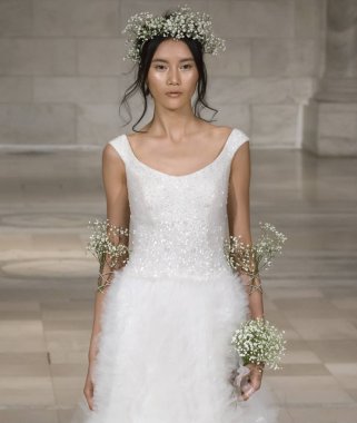 Reem Acra - Güz 2018 koleksiyonu - New York moda hafta gelin