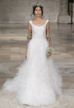 Reem Acra - Güz 2018 koleksiyonu - New York moda hafta gelin