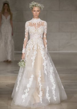Reem Acra - Güz 2018 koleksiyonu - New York moda hafta gelin