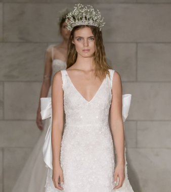 Reem Acra - Güz 2018 koleksiyonu - New York moda hafta gelin