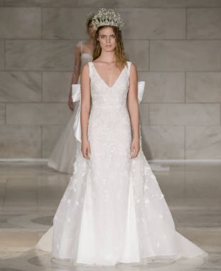 Reem Acra - Güz 2018 koleksiyonu - New York moda hafta gelin