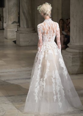 Reem Acra - Güz 2018 koleksiyonu - New York moda hafta gelin