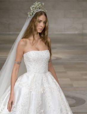 Reem Acra - Güz 2018 koleksiyonu - New York moda hafta gelin