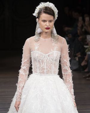 Naeem Khan - Güz 2018 koleksiyonu - New York moda hafta gelin