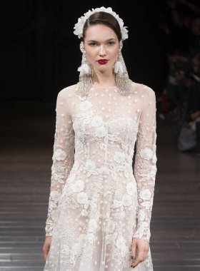 Naeem Khan - Güz 2018 koleksiyonu - New York moda hafta gelin