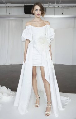 Marchesa - Güz 2018 koleksiyonu - New York moda hafta gelin