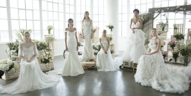 Marchesa - Güz 2018 koleksiyonu - New York moda hafta gelin