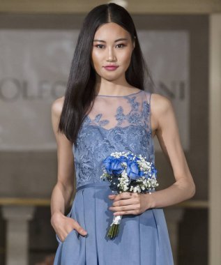 Oleg Cassini - Güz 2018 koleksiyonu - New York moda hafta Brid